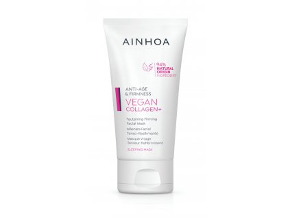 Ainhoa Vegan Collagen+ Tautening Firming Facial Mask - noční zpevňující pleťová maska 50 ml