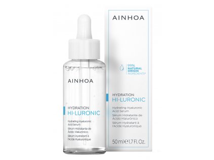 Ainhoa Hi luronic Hydrating Hyaluronic Acid Serum 50 ml Box