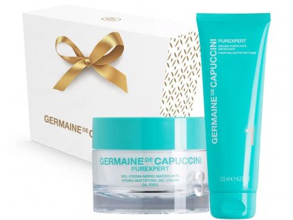 Germaine de Capuccini GDC Purexpert Set krém mastná pleť 50 ml + čisticí pěna 125 ml