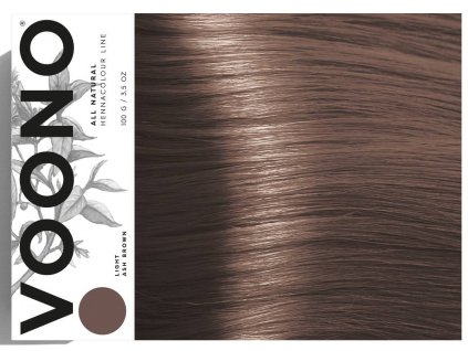 Voono Henna Light Ash Blonde - rostlinná barva na vlasy světlá popelavá blond 100 g