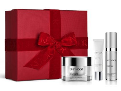 Skeyndor Eternal Set - krém proti vráskám pro suchou až velmi suchou pleť 50 ml + pleťové sérum 30 ml + oční krém 15 ml