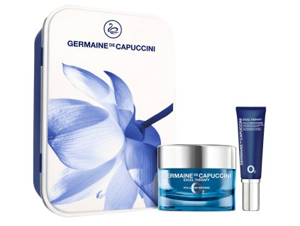 Germaine de Capuccini Excel Therapy O2 Set – pleťový krém pro suchou pleť 50 ml + oční krém 15 ml