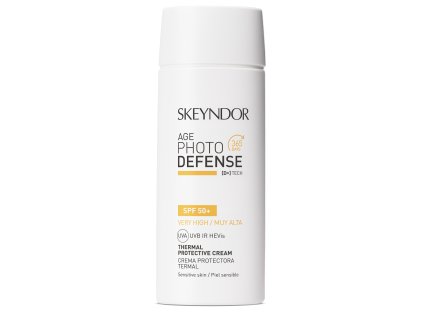 Skeyndor Age Photo Defense Thermal Protective Cream SPF50+ - zklidňující krém na obličej s vysokou ochranou proti slunečnímu záření 75 ml
