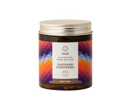 Khadi Body Butter Shatavari Everyoung - tělové máslo “věčné mládí” s anti-aging efektem 250 ml