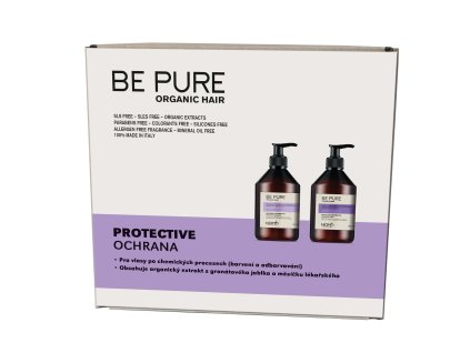 Niamh BE PURE Protective Set - ochranný šampon 500 ml + ochranná maska 500 ml