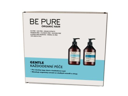 Niamh BE PURE Gentle Set - jemný šampon 500 ml + maska pro každodenní použití 500 ml