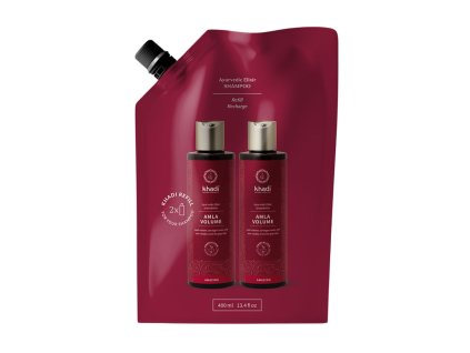Khadi Elixir Shampoo Amla Volume - přírodní šampon pro objem vlasů 400 ml REFILL