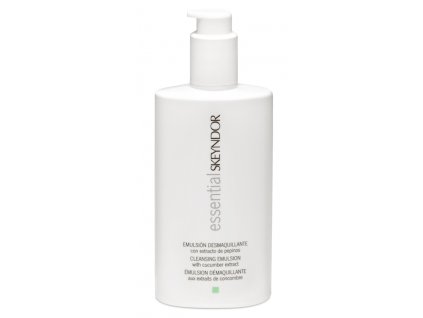 Skeyndor Essential Cleansing Emulsion with Cucumber Extract – čisticí emulze s výtažkem z okurky pro mastnou až smíšenou pleť 200ml