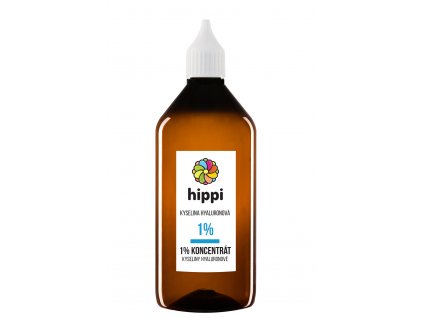 Hippi kyselina hyaluronová na obličej - 1% čistý koncentrát bez parfemace a parabenů