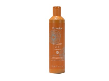 Echosline Keratin Vegan Shampoo - posilující šampon pro barvené a poškozené vlasy