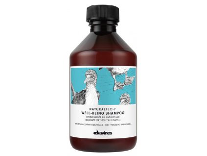Davines Naturaltech Well-Being Shampoo - hydratační šampon pro všechny typy vlasů 250ml