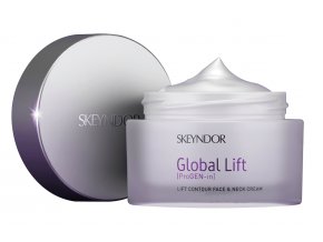 Skeyndor GLOBAL LIFT Lift Contour Face & Neck Cream – liftingový krém na obličej, krk a dekolt pro suchou pleť 50ml 