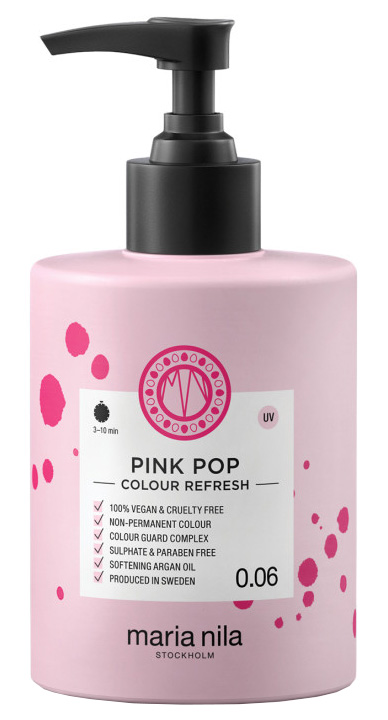 Maria Nila Colour Refresh Pink Pop 0.06 maska s barevnými pigmenty 300 ml