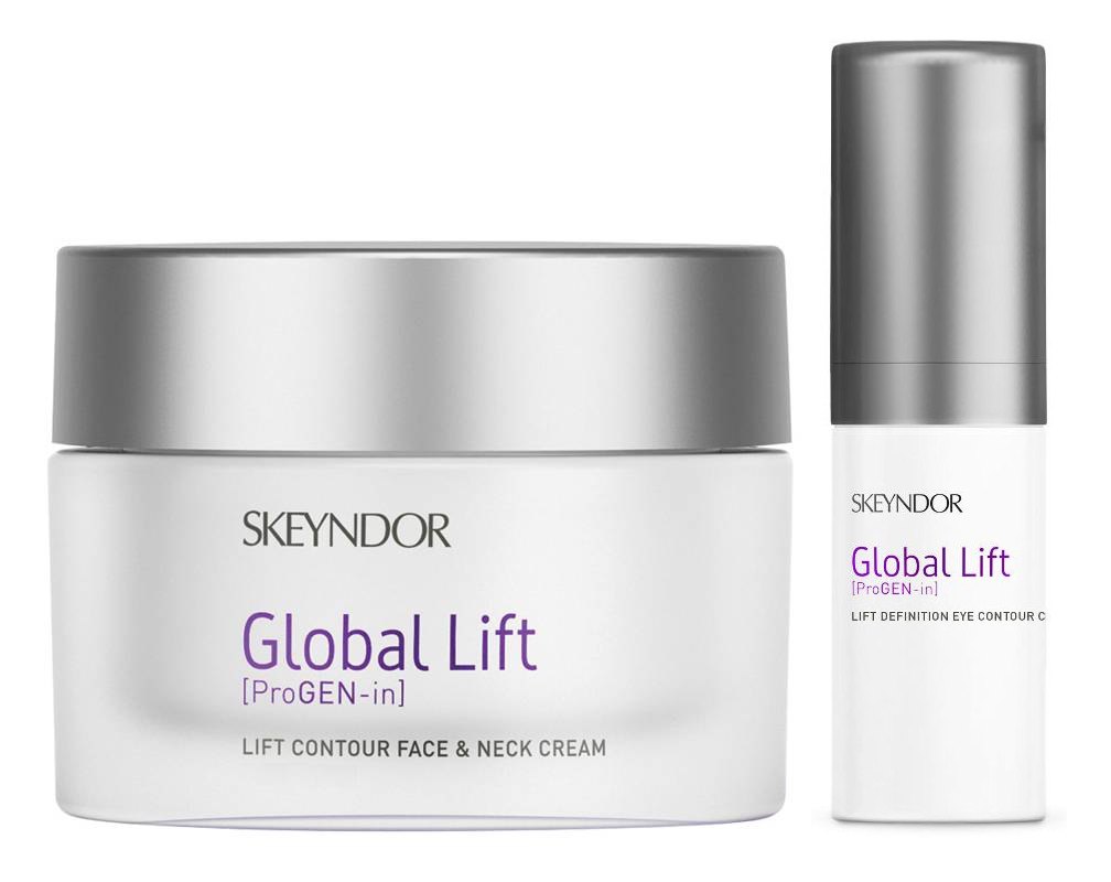 Skeyndor Global Lift Set – liftingový krém pro normální až smíšenou pleť 50 ml + liftingový krém na oční okolí 15 ml