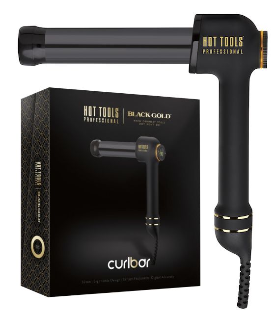 Hot Tools Curl Bar Black Gold Limited - titanová kulma na vlasy Velikost: 32mm