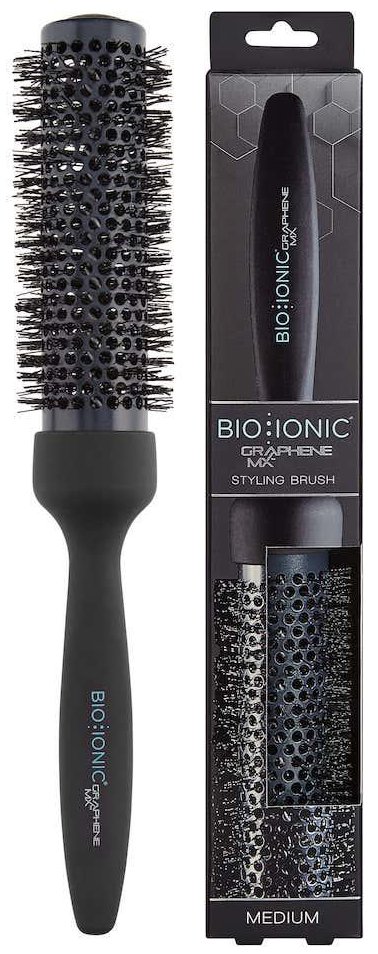 Bio Ionic Graphene MX Brush – kulatý kartáč na foukání vlasů Velikost: Medium 33mm