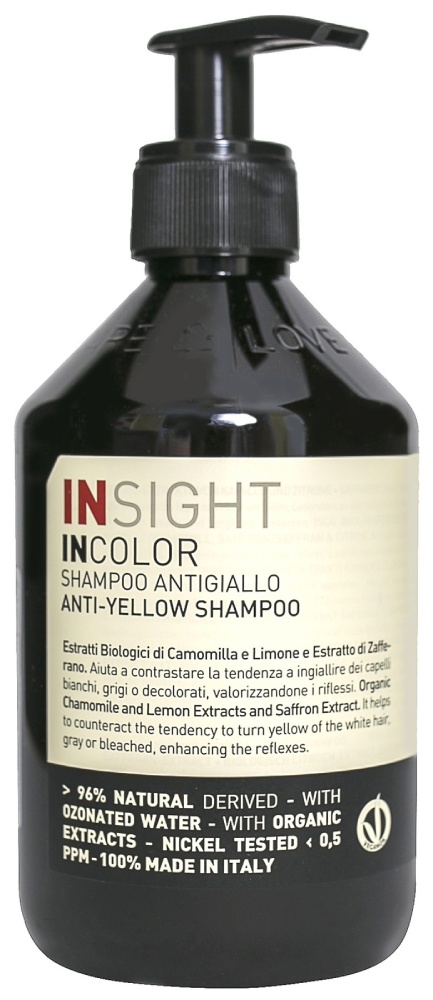 Insight Anti-Yellow Shampoo - šampon proti žloutnutí vlasů 400 ml