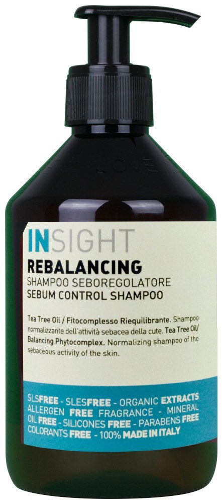 Insight Rebalancing Sebum Control Shampoo - šampon pro mastné vlasy 400 ml