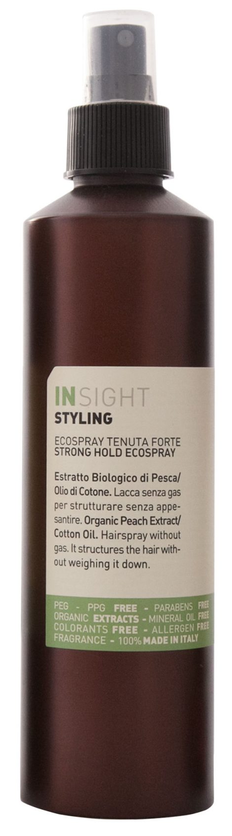 Insight Styling Strong Hold Ecospray - silně tužící lak na vlasy 250 ml