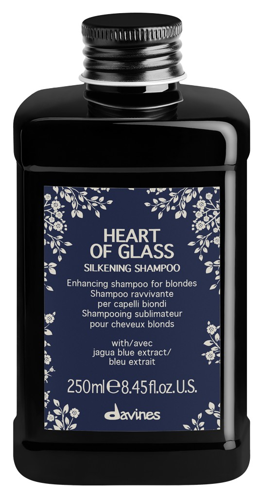 Davines Heart of Glass Silkening Shampoo - posilující šampon pro blond vlasy 250 ml