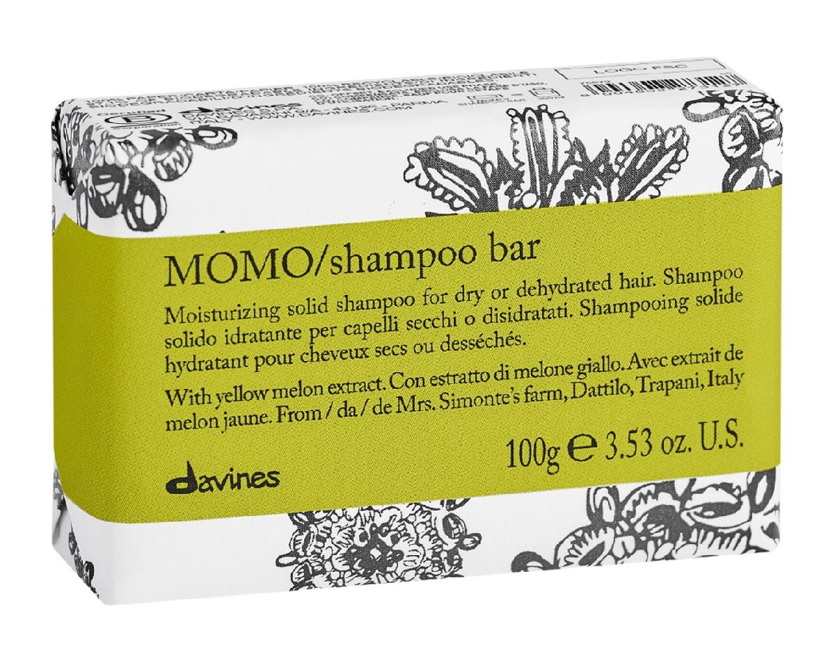Davines Essential Haircare Momo Shampoo Bar – tuhý šampon pro suché vlasy 100 g