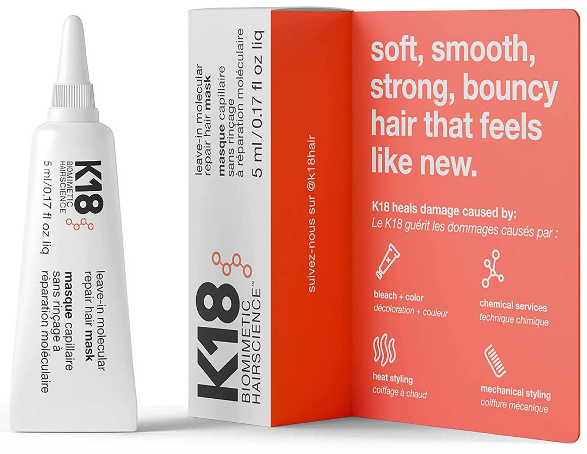 K18 Hair Molecular Repair Leave-in Mask - maska na vlasy 5 ml