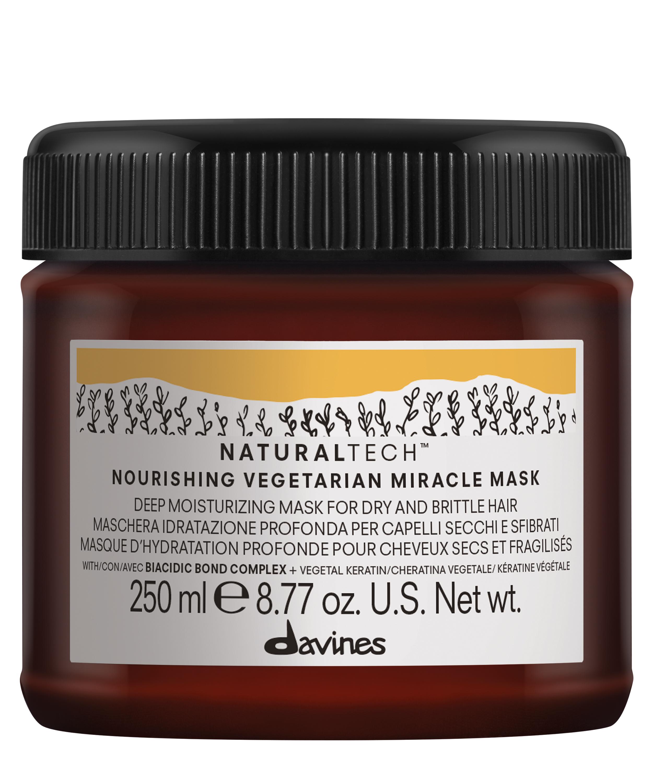 Davines Naturaltech Nourishing Vegetarian Miracle Mask - hydratační maska pro suché a lámavé vlasy 250 ml