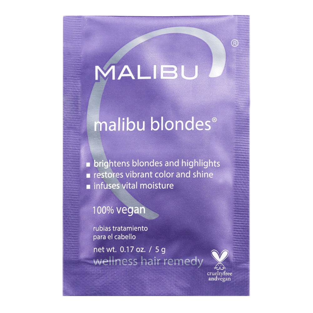 Malibu C Wellness Remedy Blondes - kúra pro obnovu blond barvy vlasů :-: 12x5 g