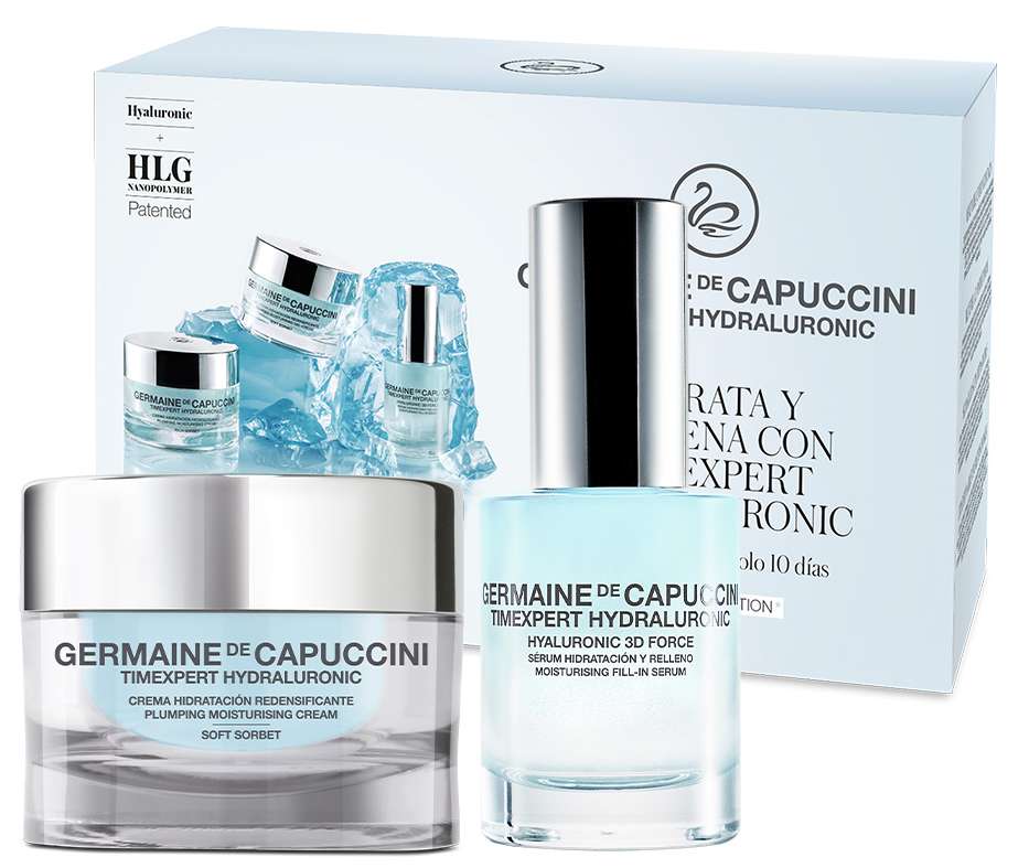 Germaine de Capuccini Timexpert Hydraluronic SOFT Set - pleťový krém pro smíšenou a mastnou pleť 50 ml + pleťové sérum 30 ml