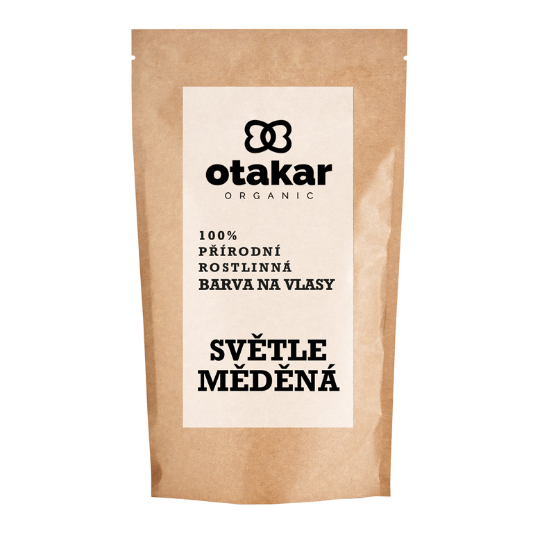 Otakar Organic - přírodní rostlinná barva světle měděná :-: 100 g - s obalem