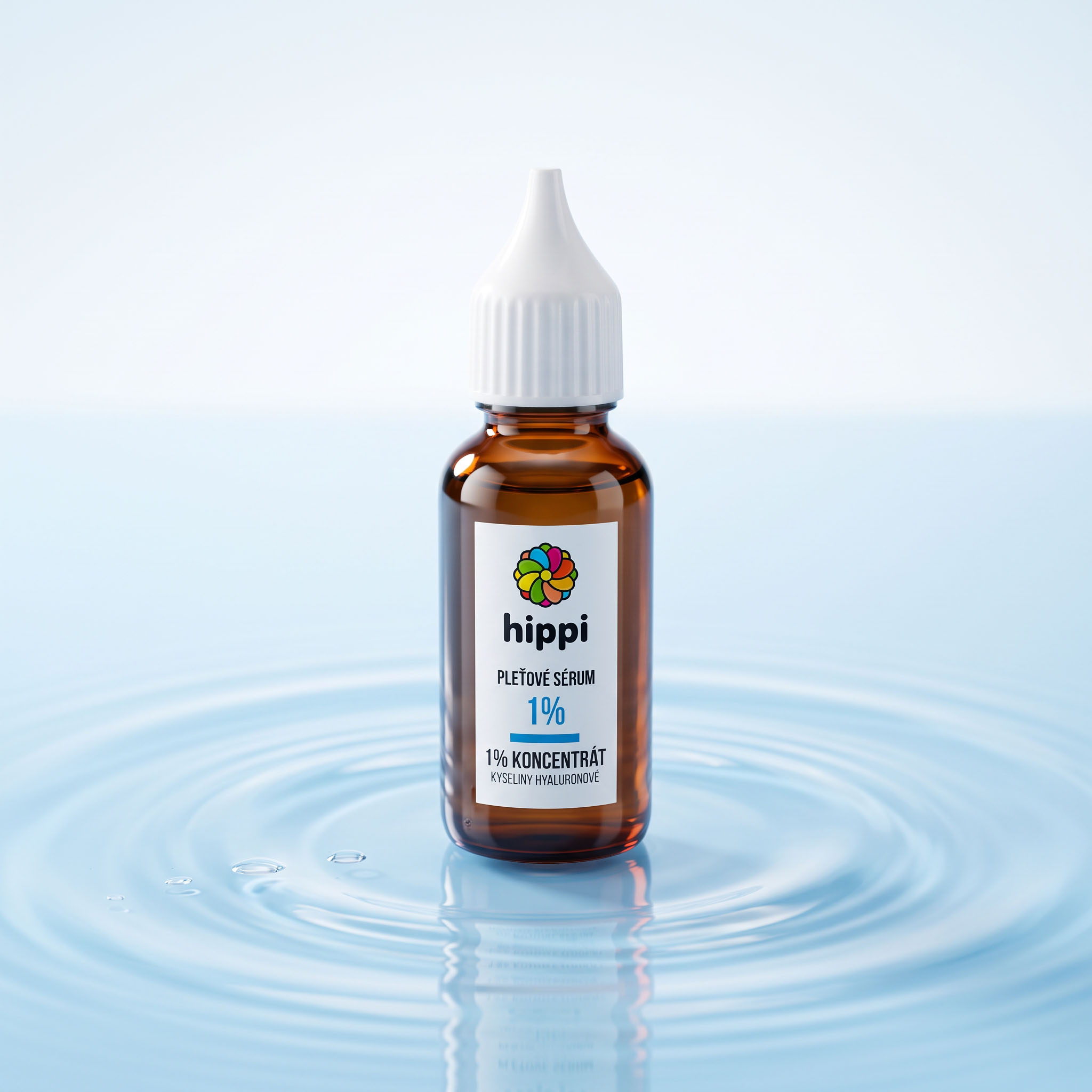 Hippi Hyaluronic Acid Serum 1% - hydratační pleťové sérum s kyselinou hyaluronovou 30 ml