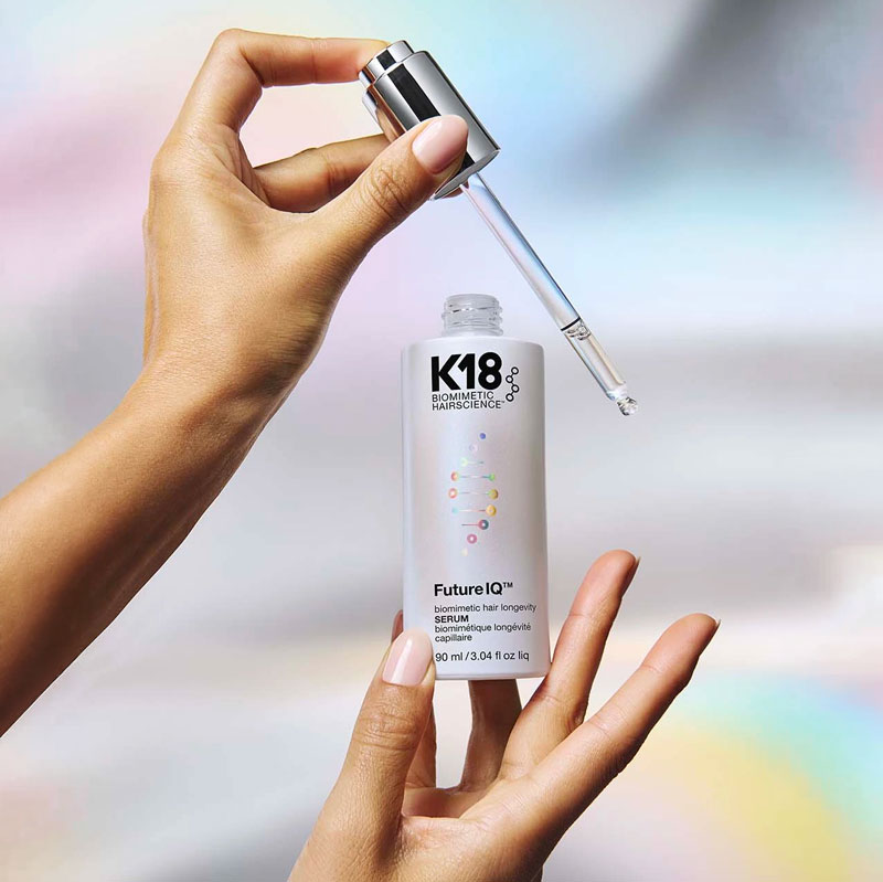 K18 Hair FutureIQ Biomimetic Hair Longevity Serum - sérum na pokožku hlavy proti vypadávání a šedivění vlasů 90 ml
