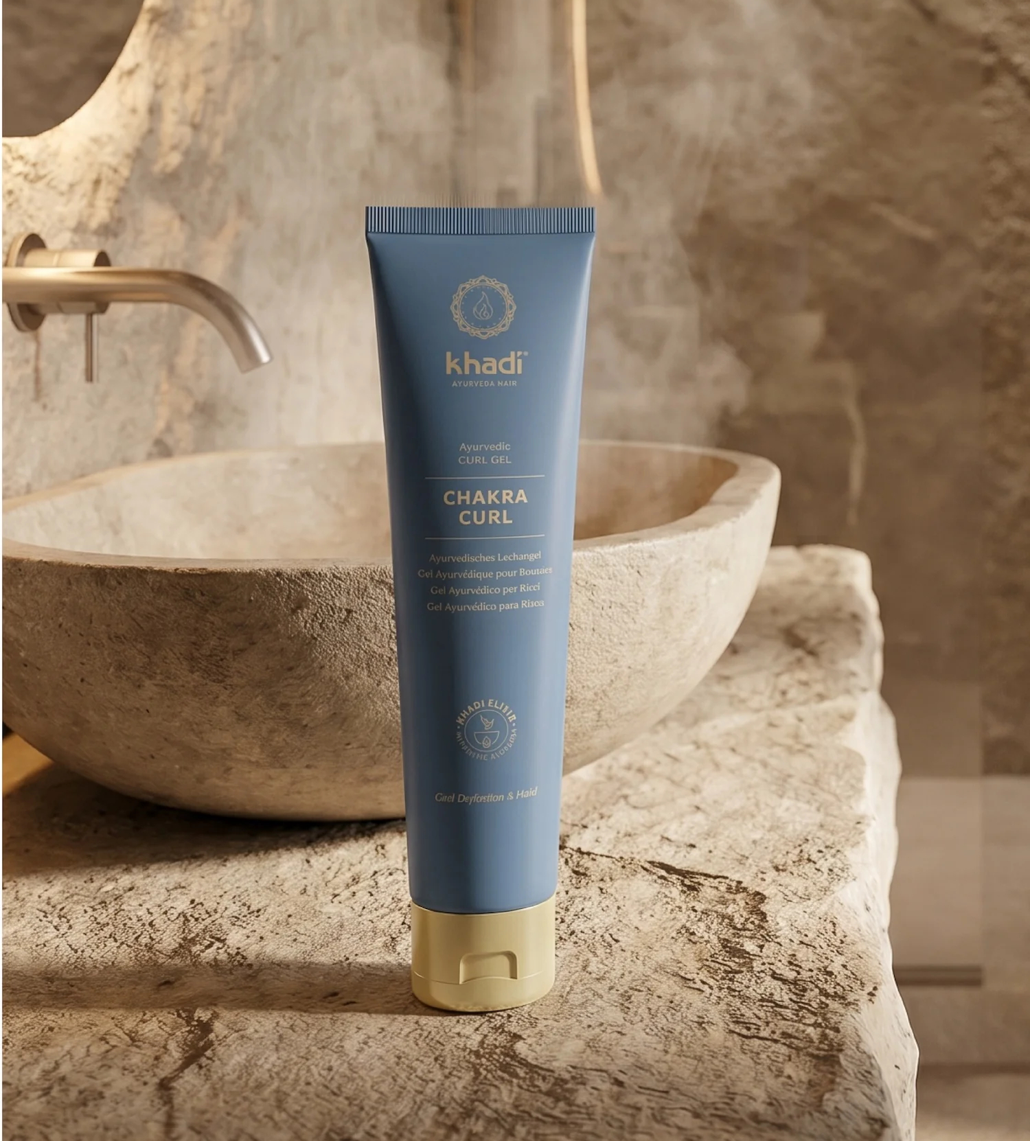 Khadi Chakra Curl Gel - gel na kudrnaté vlasy se silnou fixací 150 ml