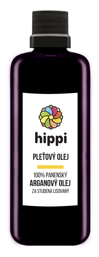 Hippi Organic - 100% panenský arganový olej na tělo, vlasy a pleť 100 ml