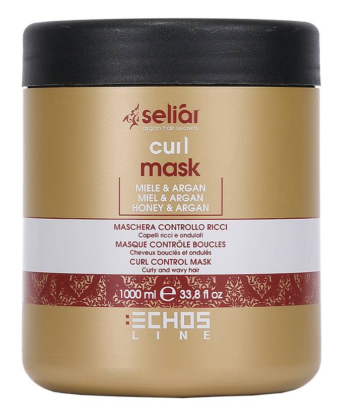 Echosline Seliar Curl – maska pro vlnité a kudrnaté vlasy 1000 ml