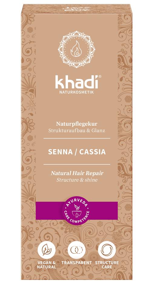 Khadi rostlinná barva na vlasy NEUTRÁLNÍ - SENNA / CASSIA 100 g