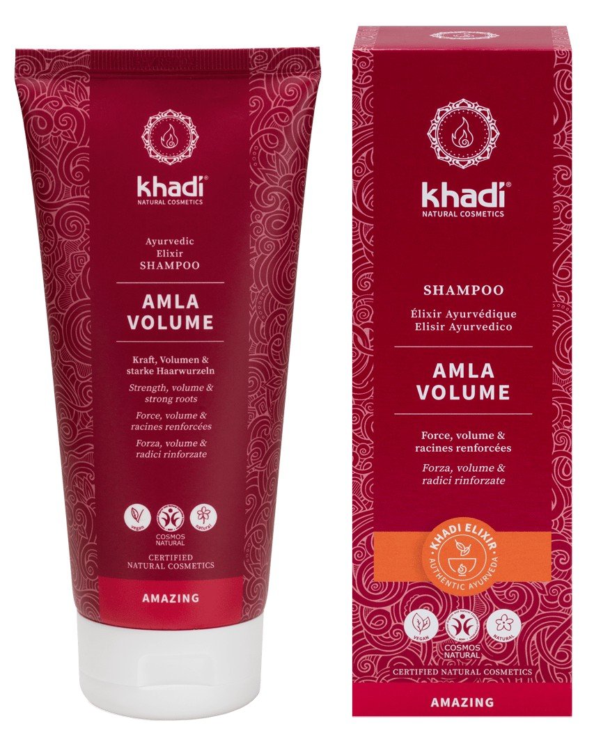 Khadi Elixir Shampoo Amla Volume - přírodní šampon pro objem vlasů 200 ml