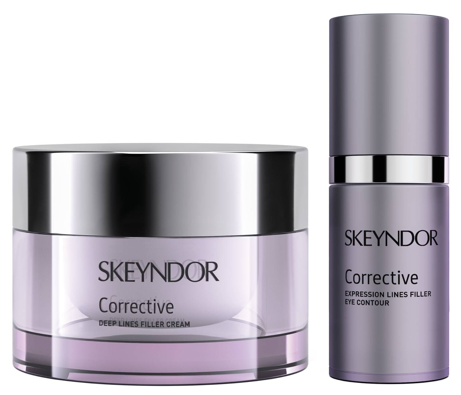 Skeyndor Corrective Set - pleťový krém na mimické a hluboké vrásky 50 ml + krém na oční okolí 15 ml