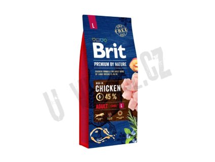 5367 brit premium by nature adult l 15kg
