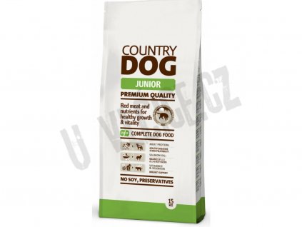 3732 country dog junior 15kg tenesco cz