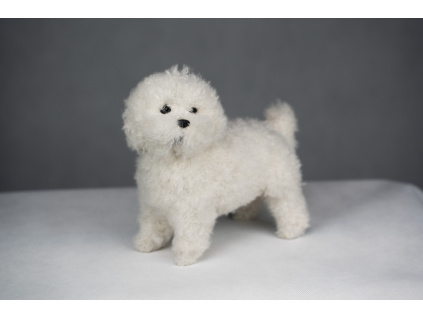 CutePets plyšový pes - bílý - štěně 2C