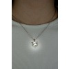 Náhrdelník s kamenem A1 - kovový