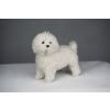 CutePets plyšový pes - biely - šteniatko 2C