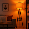 orange lampa svetlo obyvak