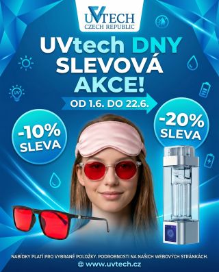 Červnové UVtech Days jsou tu! SLEVY minimálně 10% na většinu položek z našeho e-shopu. Akce platí do 22.6. Nakupte na...