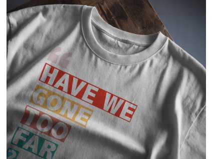 close up of white tshirt mockup with neckline detail 0391