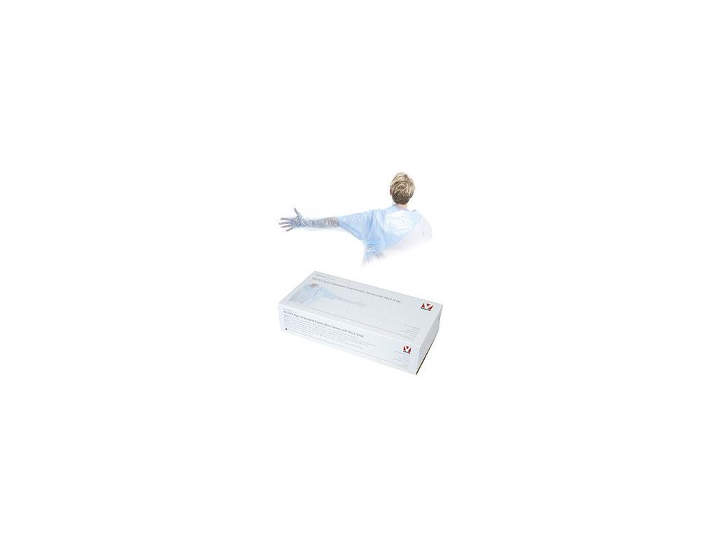 Rukávník jednorázový modrý L KRUTEX 50ks