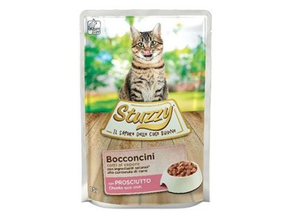 Stuzzy Cat kapsa Adult šunka prosciutto 85g