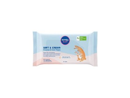 Nivea Baby ubrousky čistící Soft&Cream 57ks