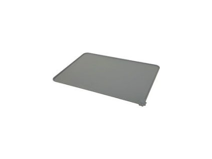 Podložka hladká SILICONE pod misku, šedá M Zolux